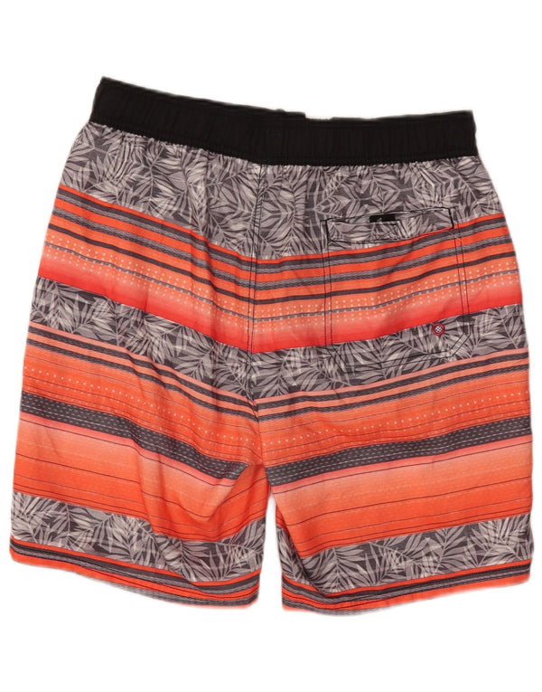 Maui and Sons Badeshorts til mænd store orange blomster polyester