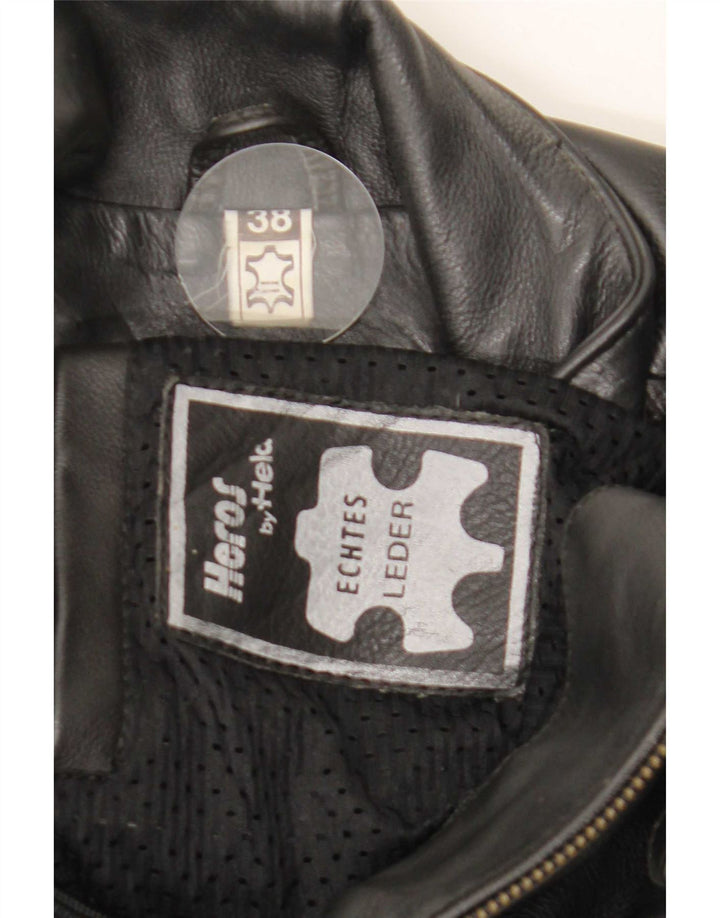Heros By Held Dame Motorcykel Biker Jacket EU 38 Medium Sort