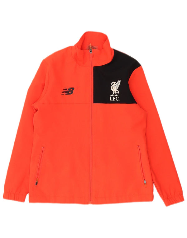 New Balance Boys Liverpool træningsdragt topjakke 11-12 år Medium Orange