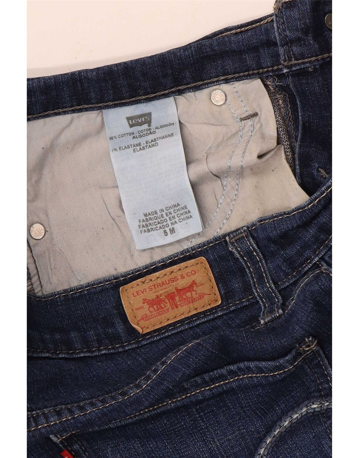 Levi's Dame 524 Bootcut Jeans med lav talje US 5 Medium W30 L32 Blå Bomuld