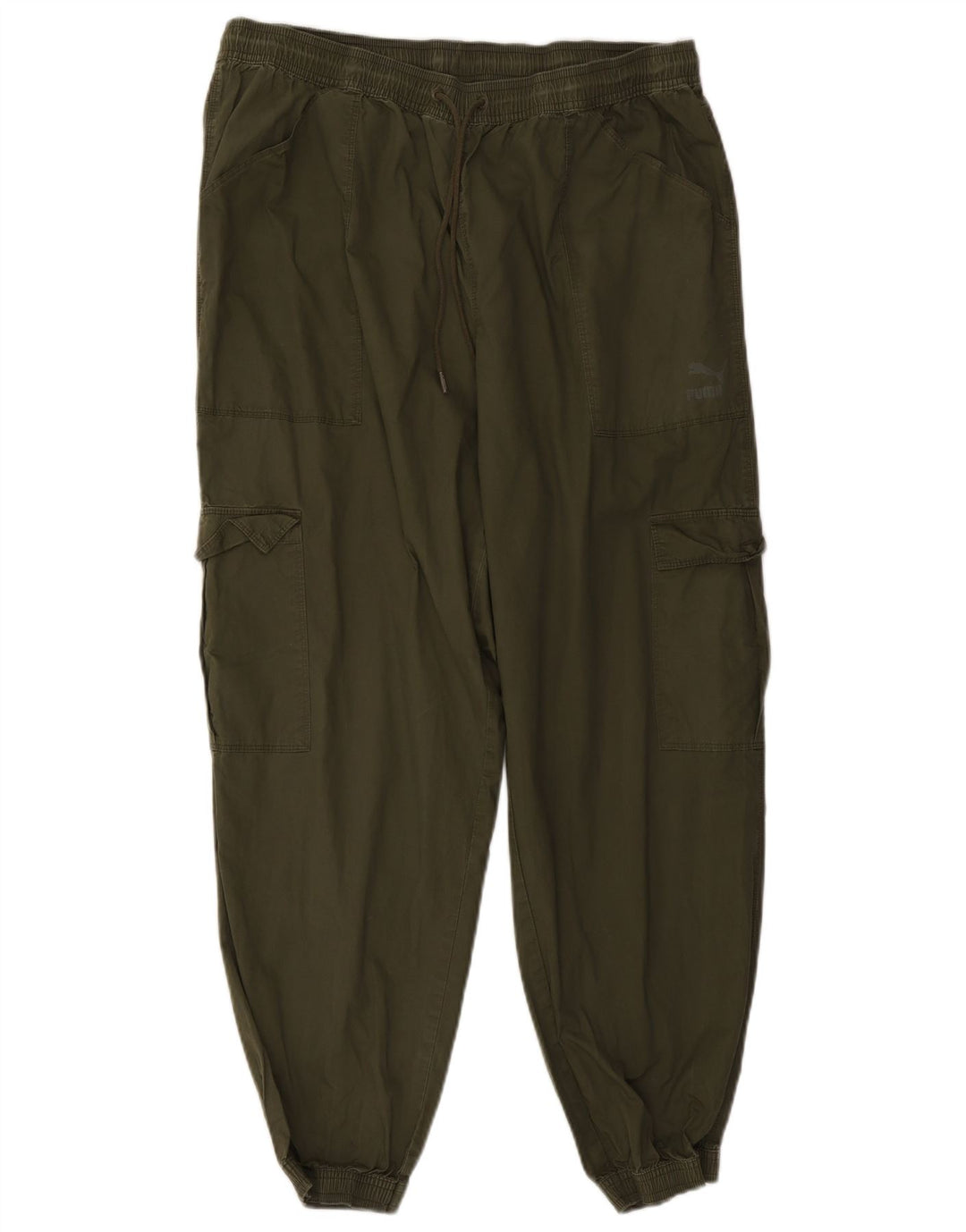 PUMA Joggers til mænd Cargo Bukser XL W38 L28 Khaki Bomuld