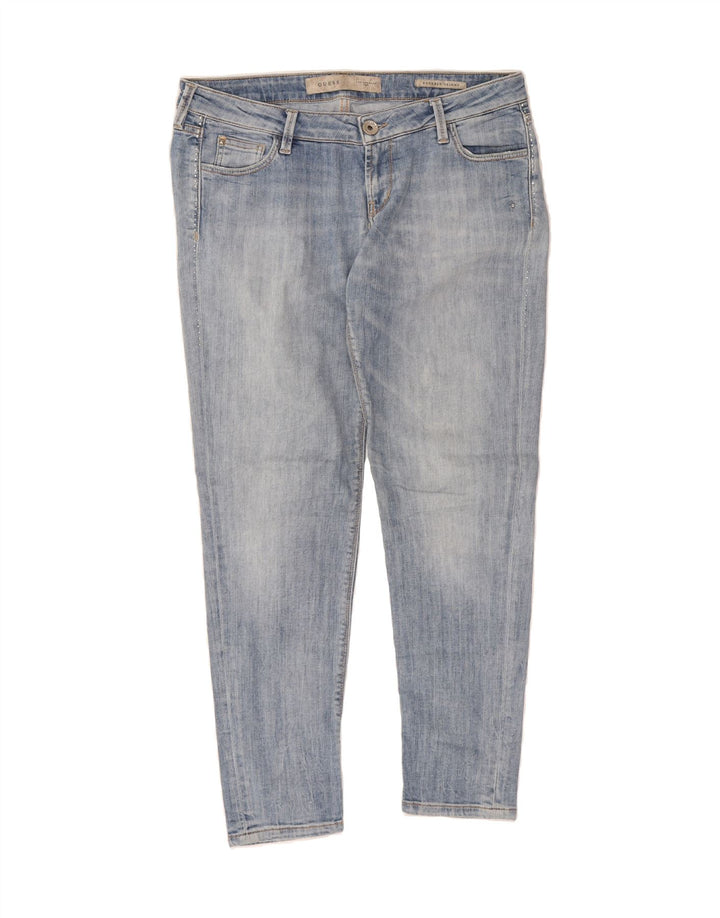 GUESS Womens Beverly Skinny Jeans W30 L29 Blue Cotton Vintage Guess and Second-Hand Guess from Messina Hembry 