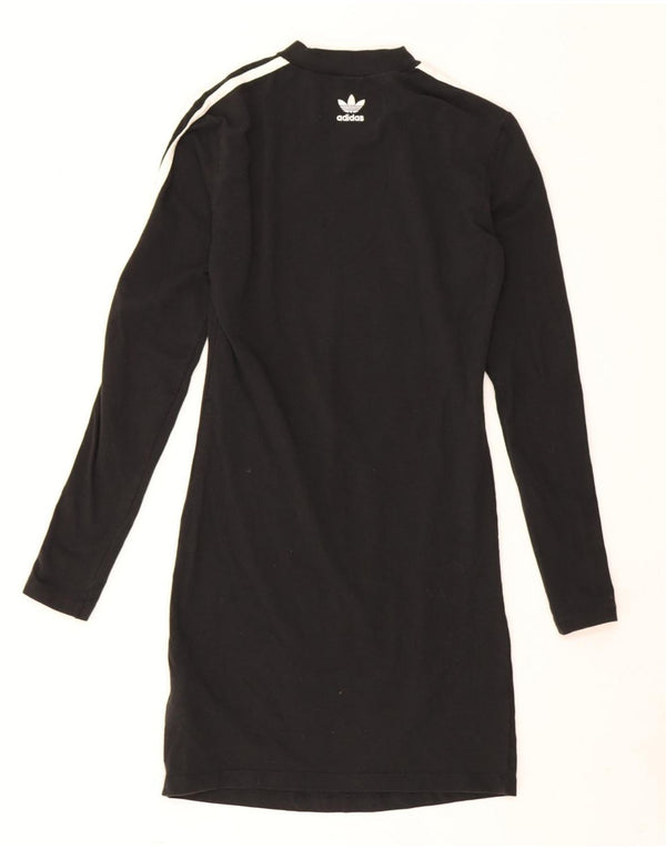Adidas Womens Her Studio London Jumper Dress UK 10 Small Black Floral