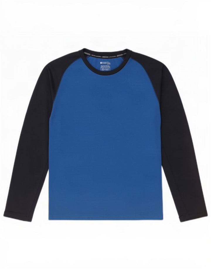 Mountain Warehouse Herre IsoCool Top Langærmet Medium Blue Colourblock