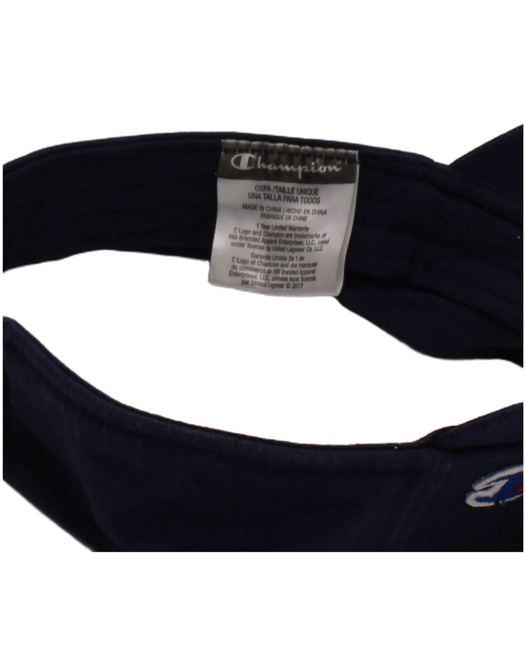 Champion Dame Visir Cap One Size Marineblå Bomuld