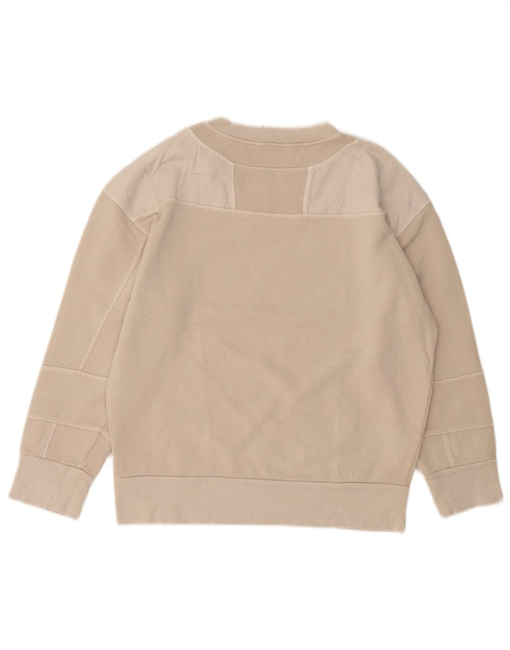 REISS Sweatshirt Jumper UK 14 Medium Beige Bomuld