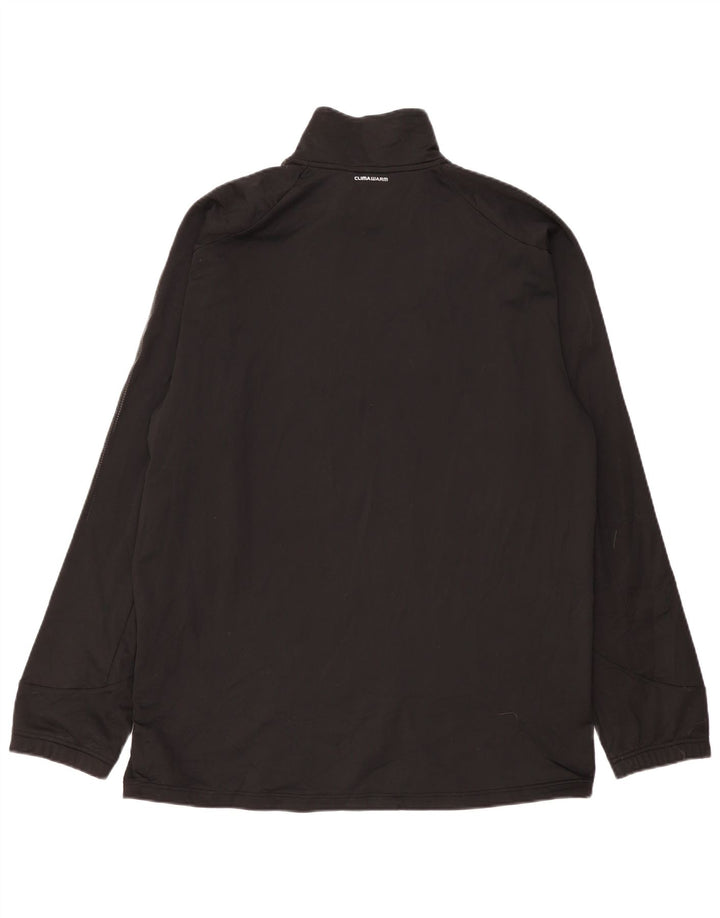 ADIDAS Herre Climawarm Sweatshirt med lynlås XL sort polyester