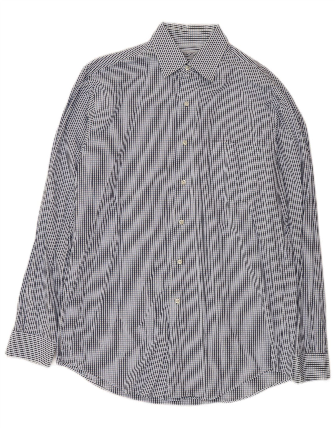 BROOKS BROTHERS Herreskjorte str. 15 1/2 Medium Blue Ternet Bomuld