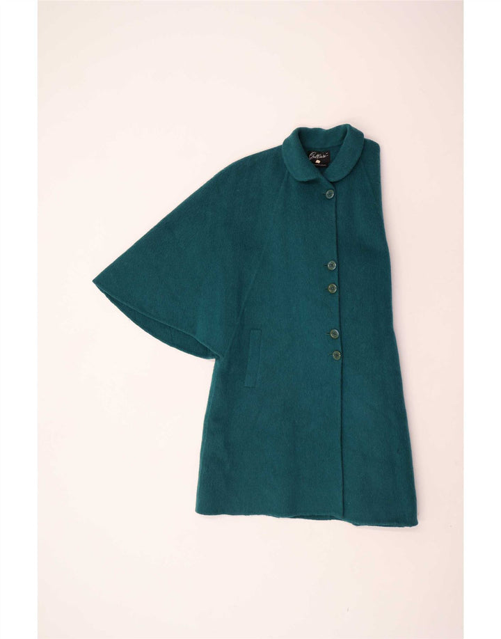 Gallara Dame Oversized Cape Coat IT 42 Mellemgrøn Alpakkauld