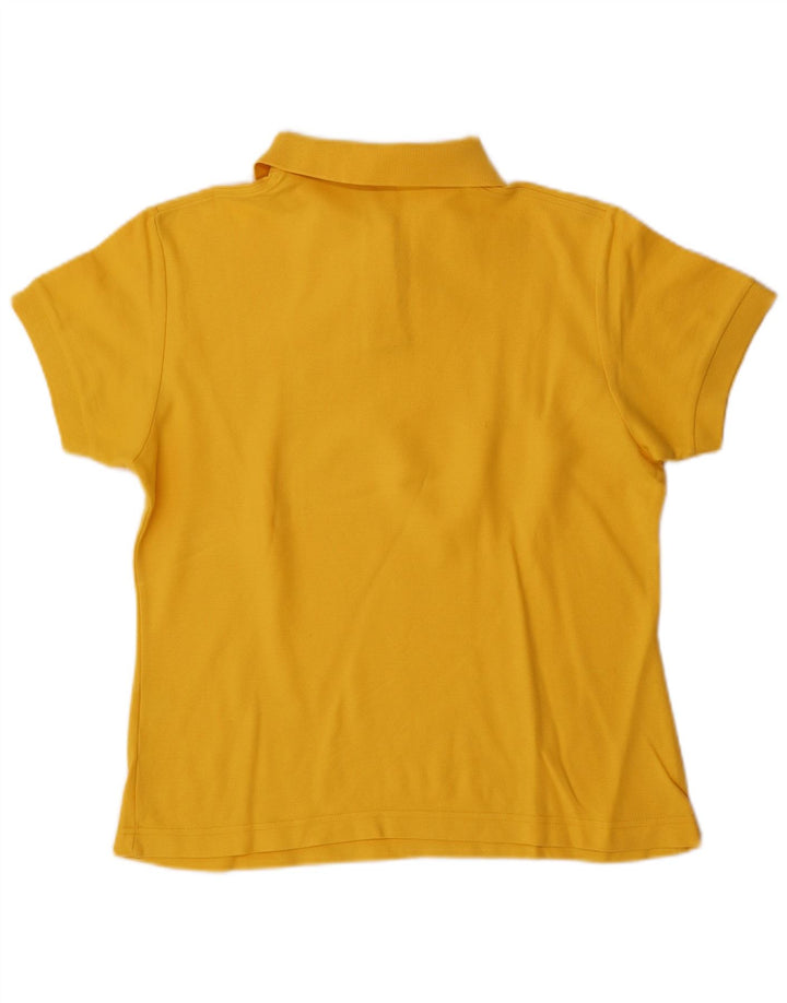 Fila Dame Polo Shirt IT 48 XL Gul Bomuld