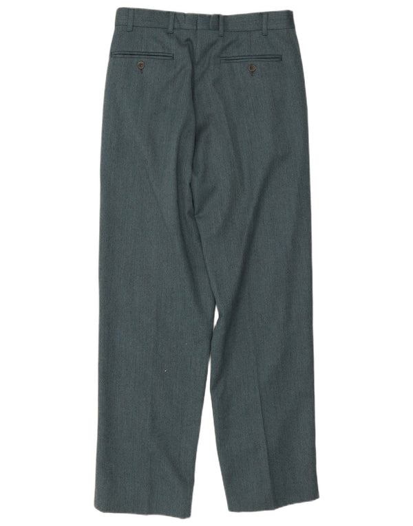 Byblos Herre Pegged Suit Bukser IT 48 Medium W31 L31 Grøn Uld