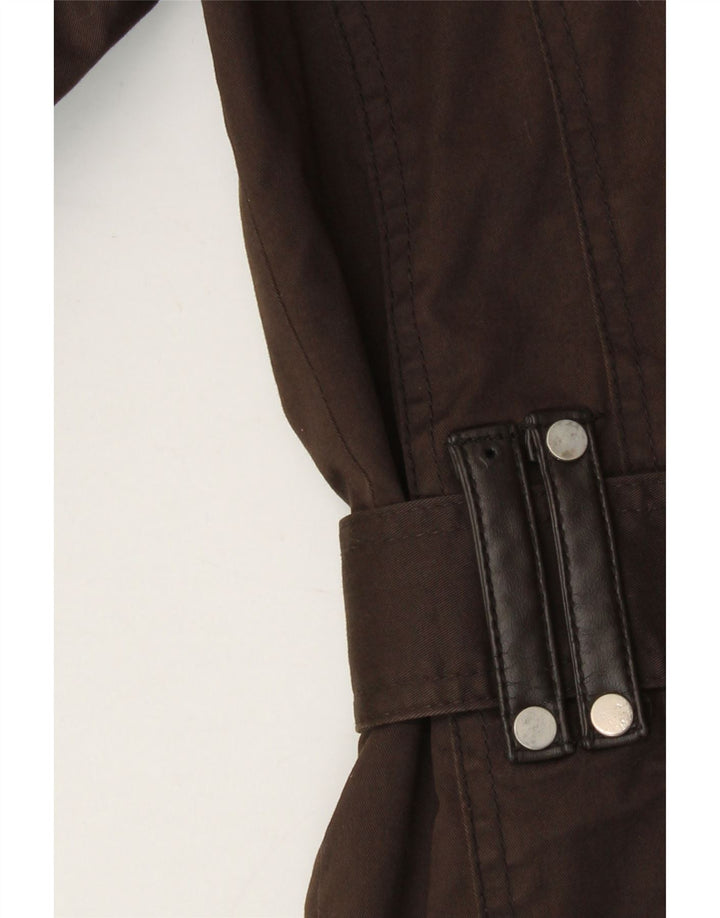 Zara Herre Military Jacket UK 38 Medium Brown Bomuld