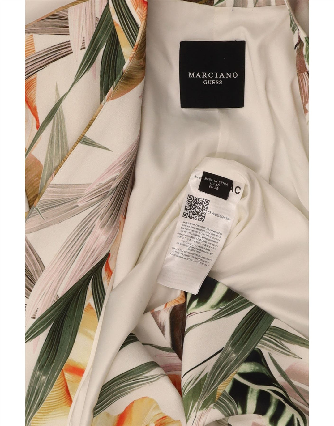 GUESS BY MARCIANO Dameblazerjakke UK 6 XS Flerfarvet blomster
