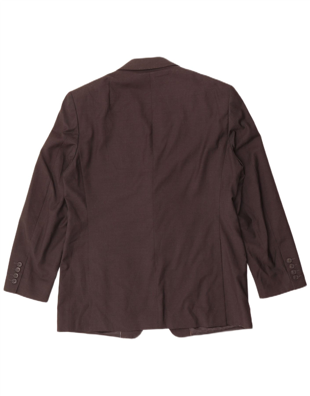 Marks & Spencer Herre 2-knaps blazerjakke UK 42 Large Brown New Wool