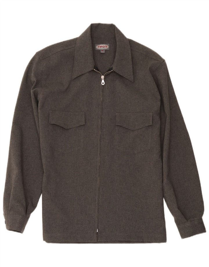 Tipo'S Herreskjorte XL Grå Polyester