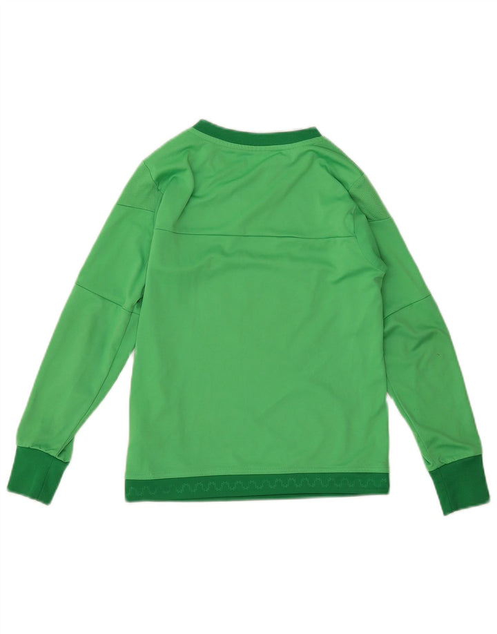 ADIDAS Boys Manchester United Grafisk Top Langærmet 9-10 År Grøn