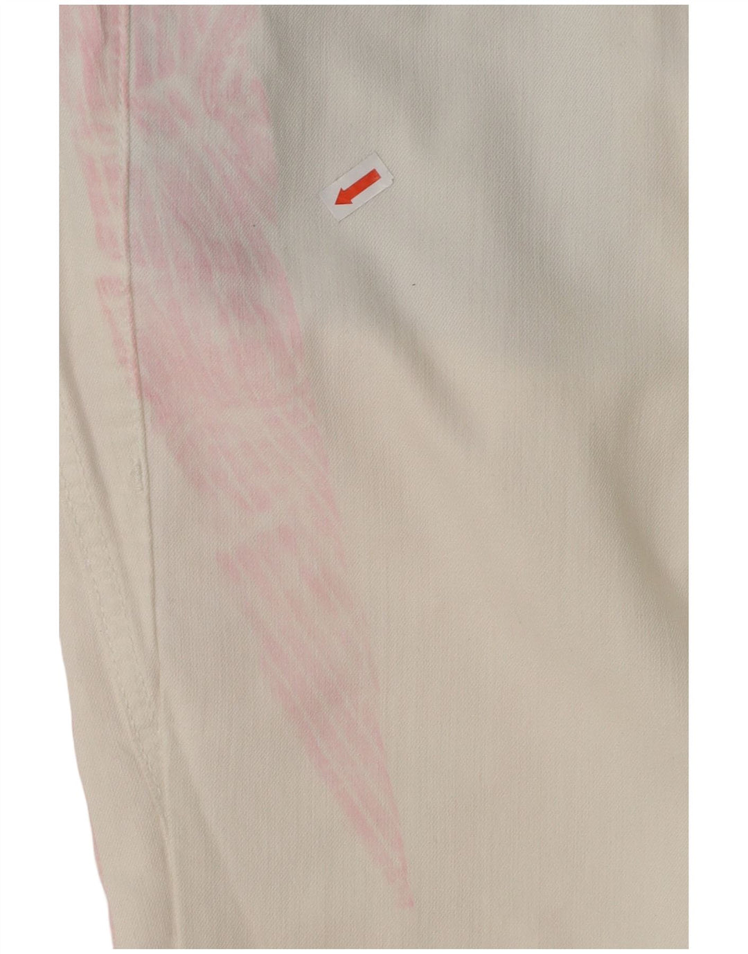 ARMANI Womens Straight Casual Trousers W26 L29 White
