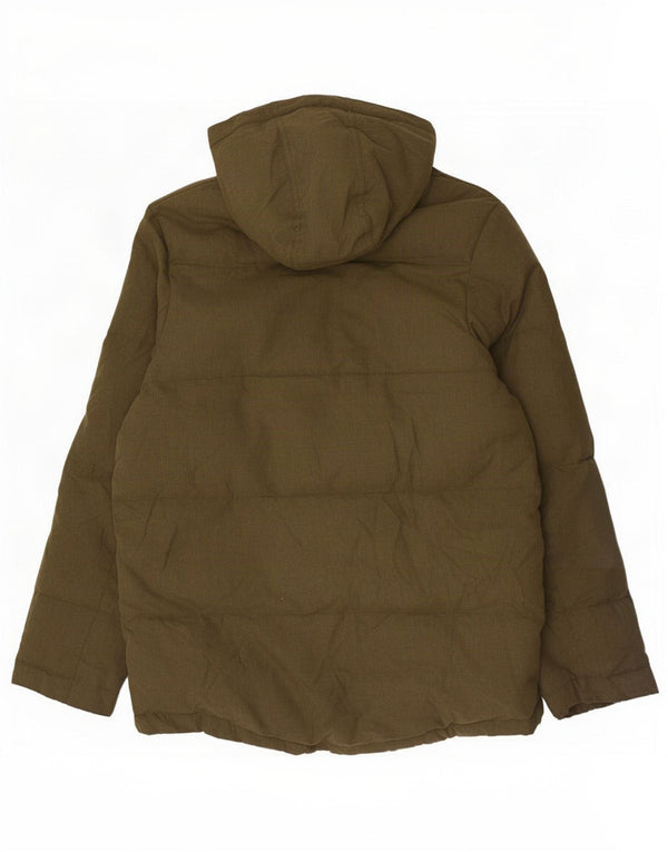 Fred Perry Herre hættepolstret jakke UK 38 Medium Khaki