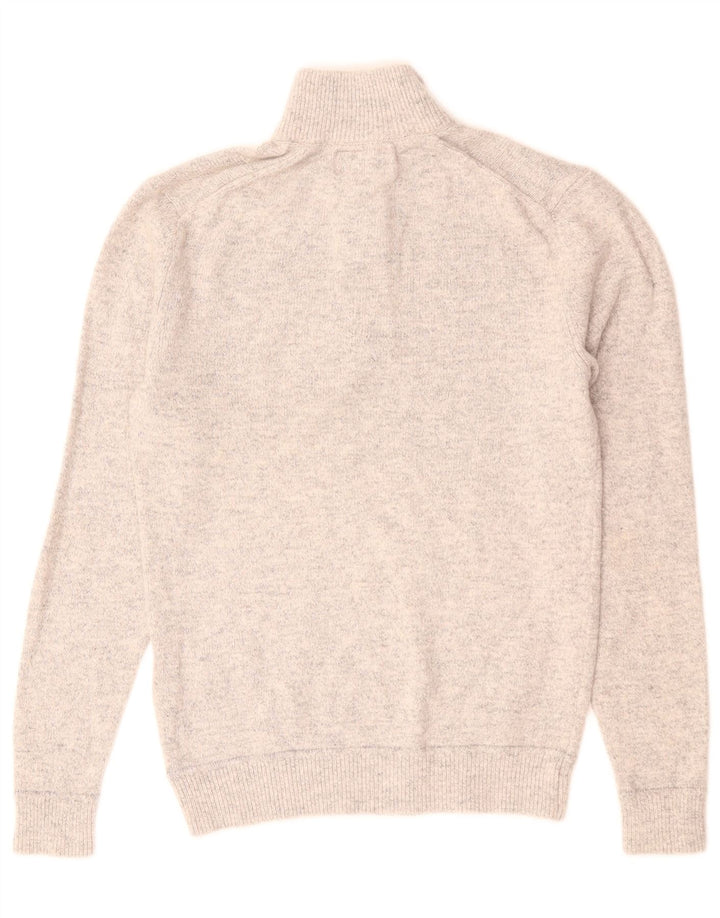 Superdry Sweater med lynlås til mænd, lille grå bomuld