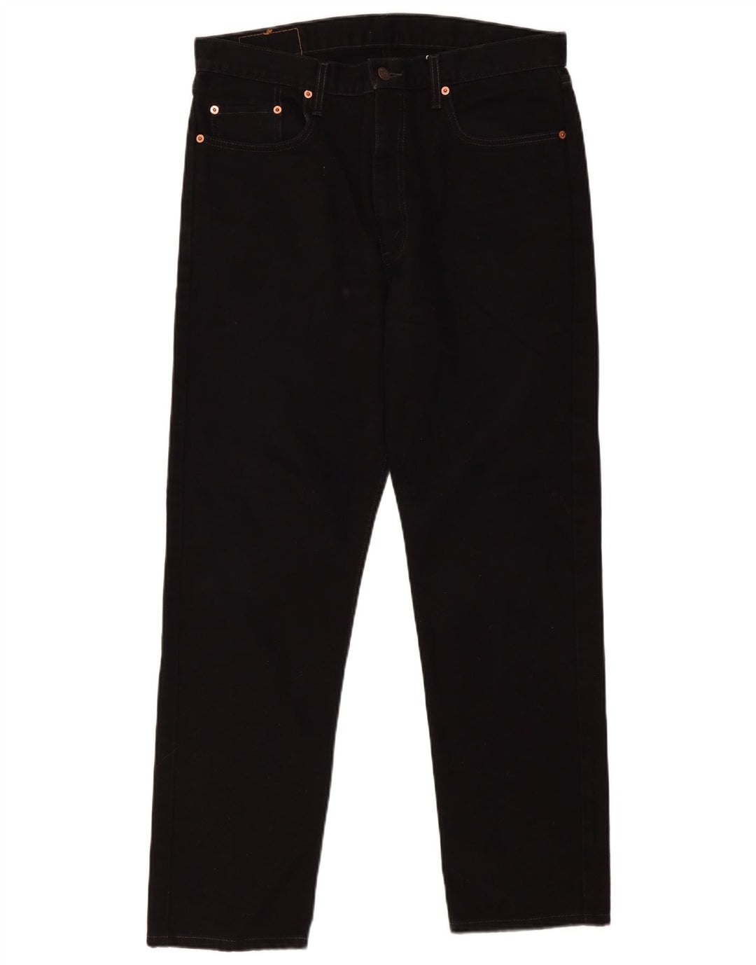 Levi's Herre 615 Straight Jeans W36 L30 Sort Bomuld
