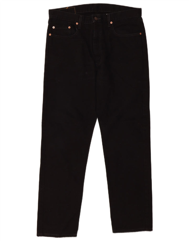 Levi's Herre 615 Straight Jeans W36 L30 Sort Bomuld