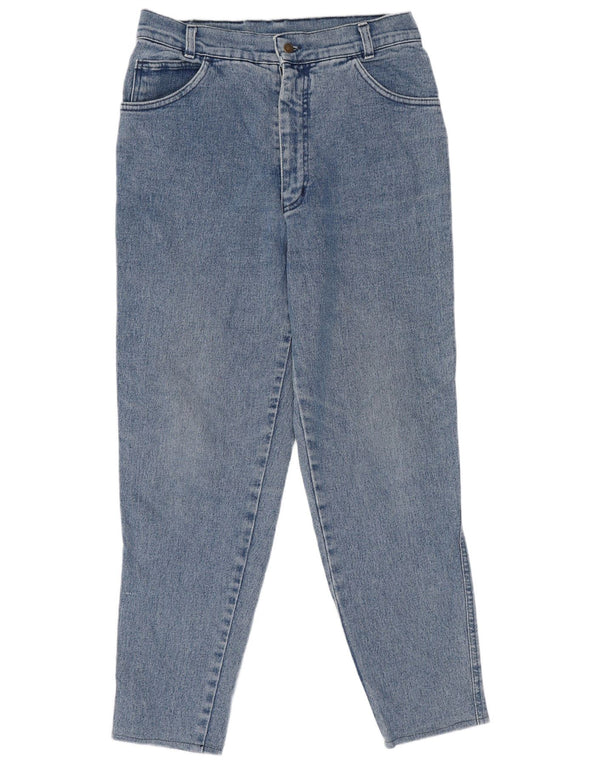Wampum Herre Cropped Tapered Jeans IT 46 Small W30 L26 Blue Cotton