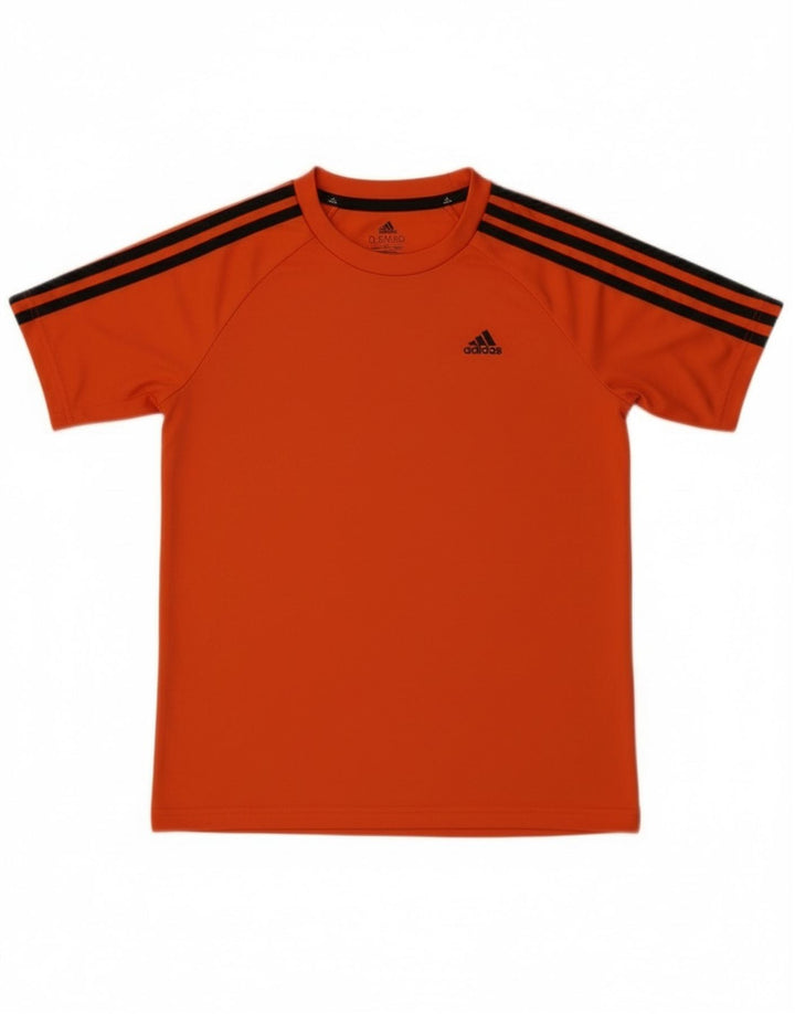 Adidas Boys Aeroready T-Shirt Top 11-12 år Orange Polyester