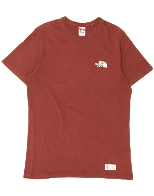 The North Face Herre grafisk T-shirt Top Medium Brun Bomuld