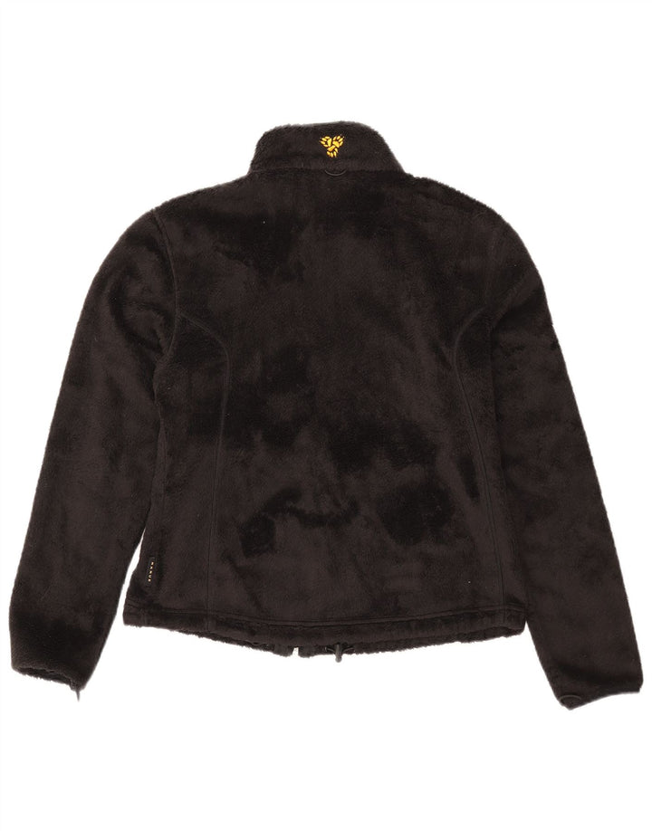 Jack Wolfskin Dame Fleecejakke UK 10 Small Black Polyester