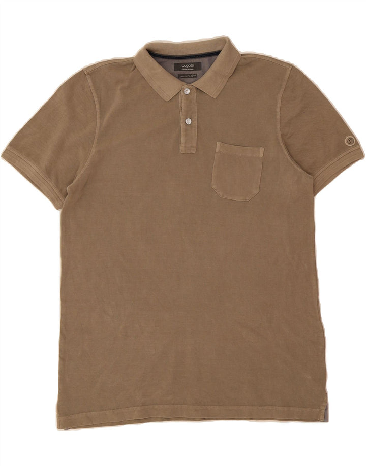 BUGATTI Mens Polo Shirt Large Brown Cotton Vintage Bugatti and Second-Hand Bugatti from Messina Hembry 
