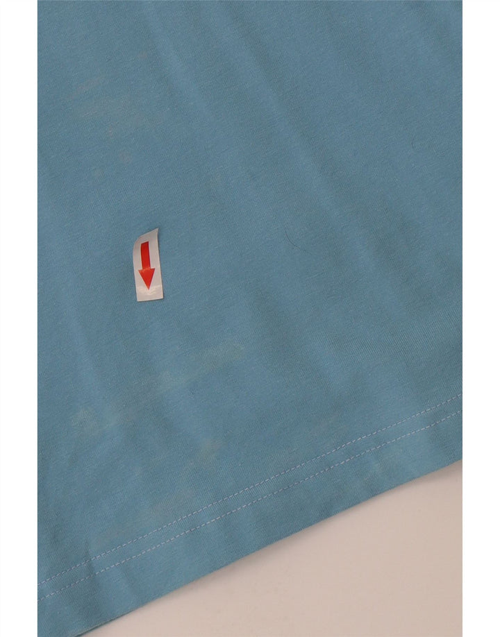 Asics Dame Top 3/4 ærmer UK 18 XL Blå Bomuld