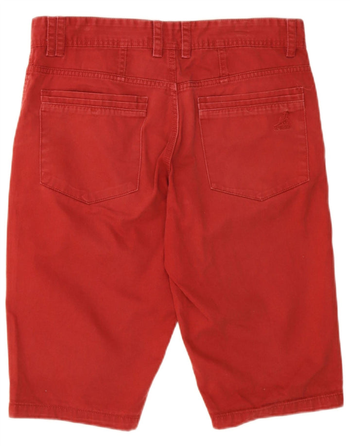 Kangol Herre Chino Shorts Små W29 Rød Bomuld