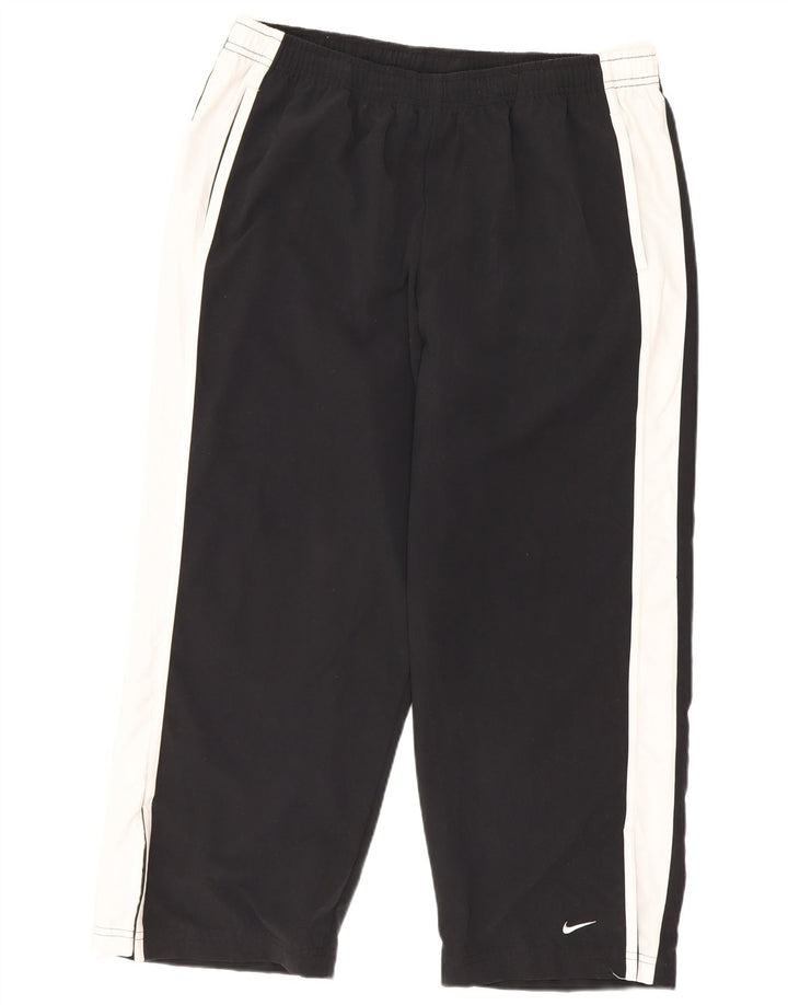 Nike Capri træningsdragtbukser til kvinder US 12/14 Large Black Colourblock