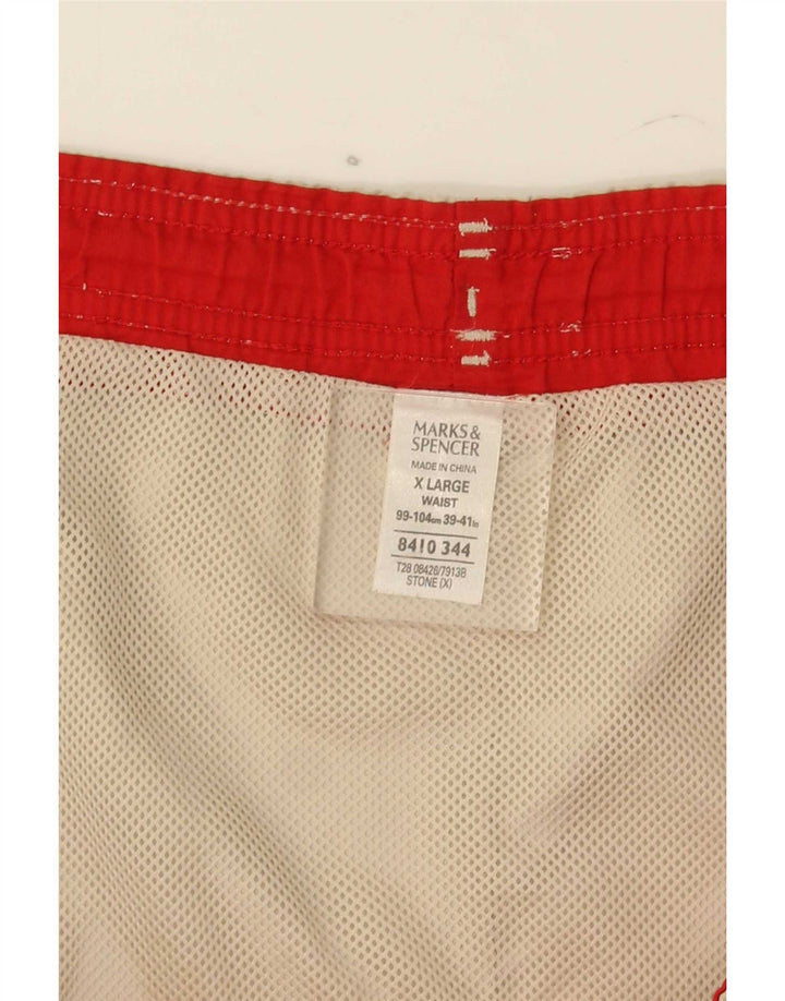Marks & Spencer Badeshorts til mænd XL Beige Polyester