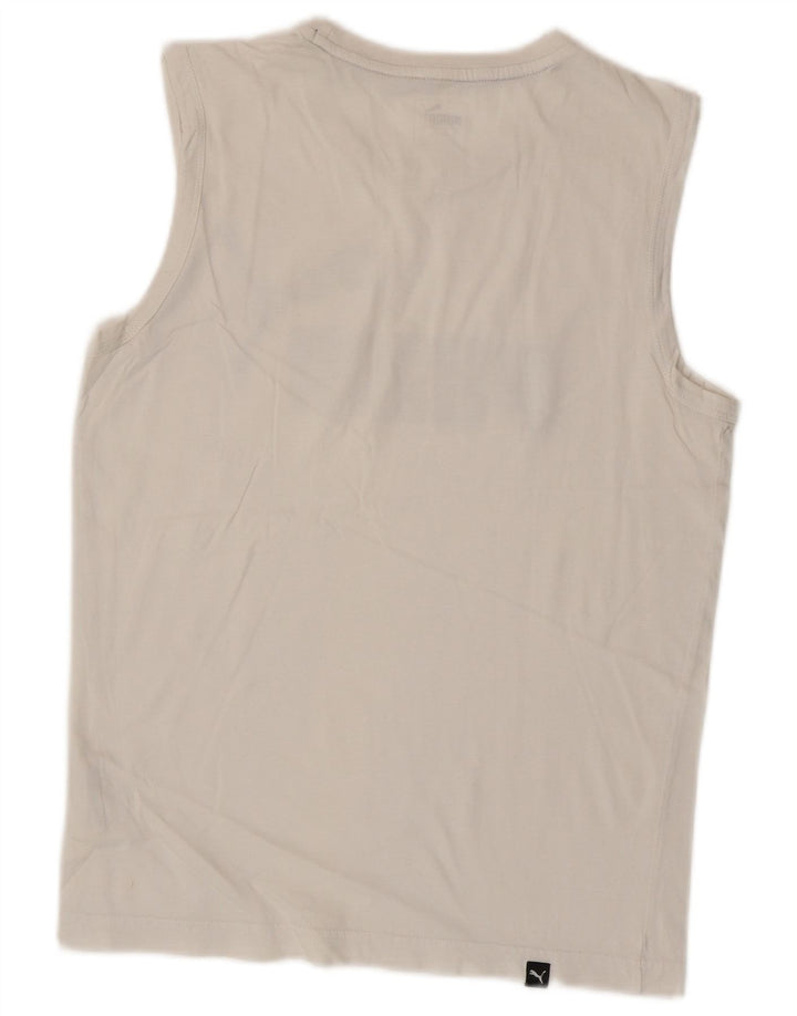 Puma Herre Grafisk Vest Top Lille Hvid