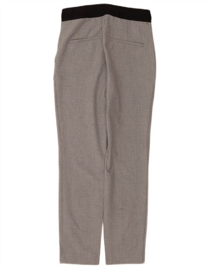 Zara Slim Suit Bukser Small W26 L28 Grå polyester