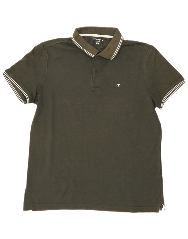 Champion Herre Easy Fit Polo Shirt Large Khaki