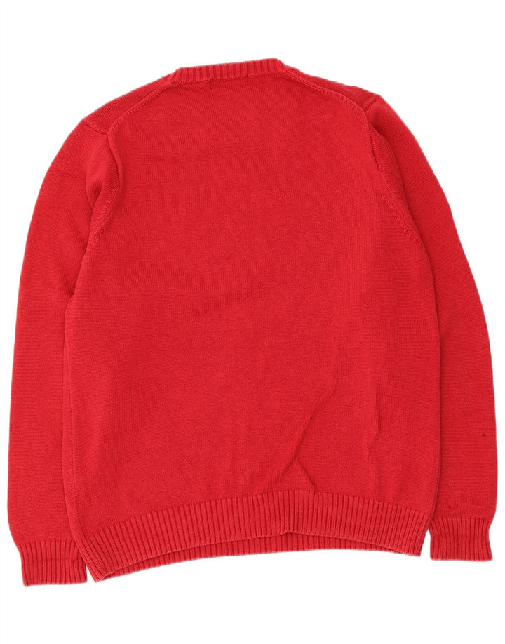 Marks & Spencer Herre sweater med rund hals DK 38/40 Medium Rød