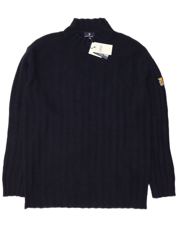 Marina Militare Herre Turtle Neck Jumper Sweater 3XL Marineblå Uld