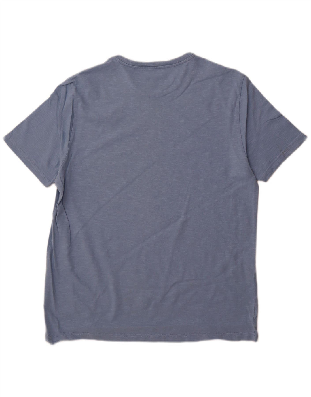 FAT FACE Herre grafisk T-shirt Top XL Blå Flecked Bomuld