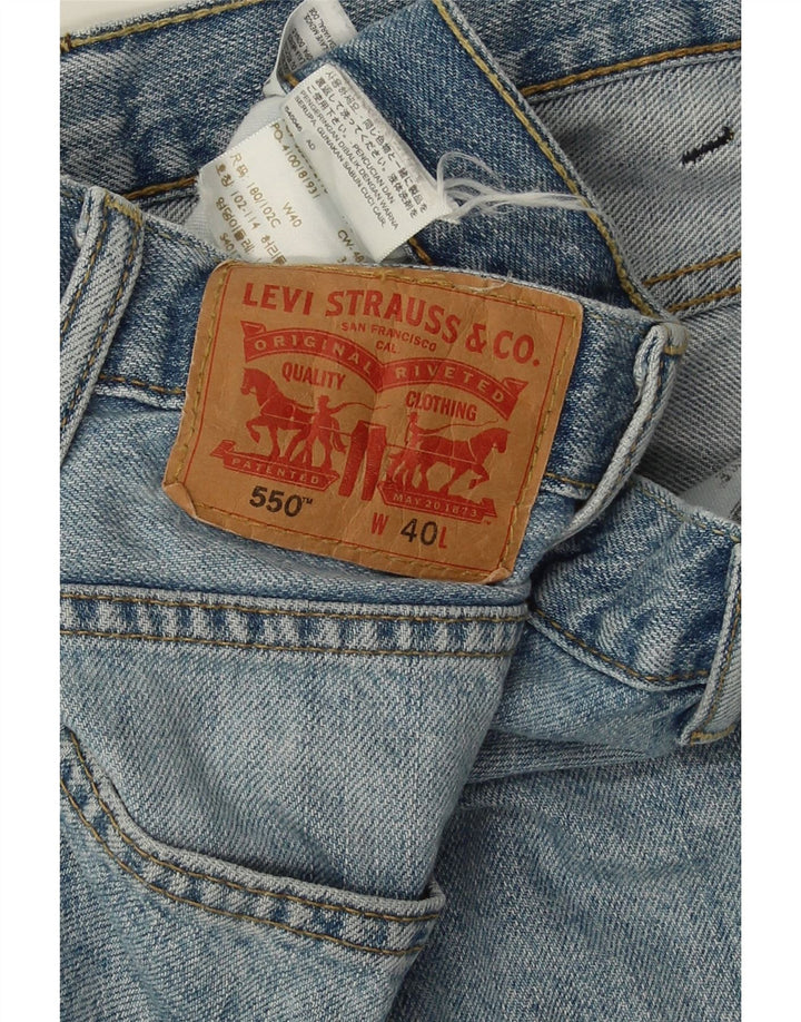 LEVI'S Mens 550 Denim Shorts W40 XL Blue Vintage Levi's and Second-Hand Levi's from Messina Hembry 