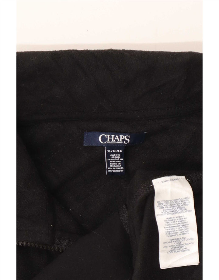 Chaps Dame Fleece Gilet UK 18 XL Sort Polyester