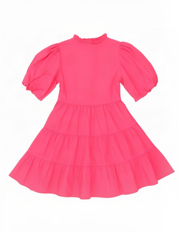 Scotch & Soda-kjole til kvinder i niveauer UK 10 Small Pink Bomuld