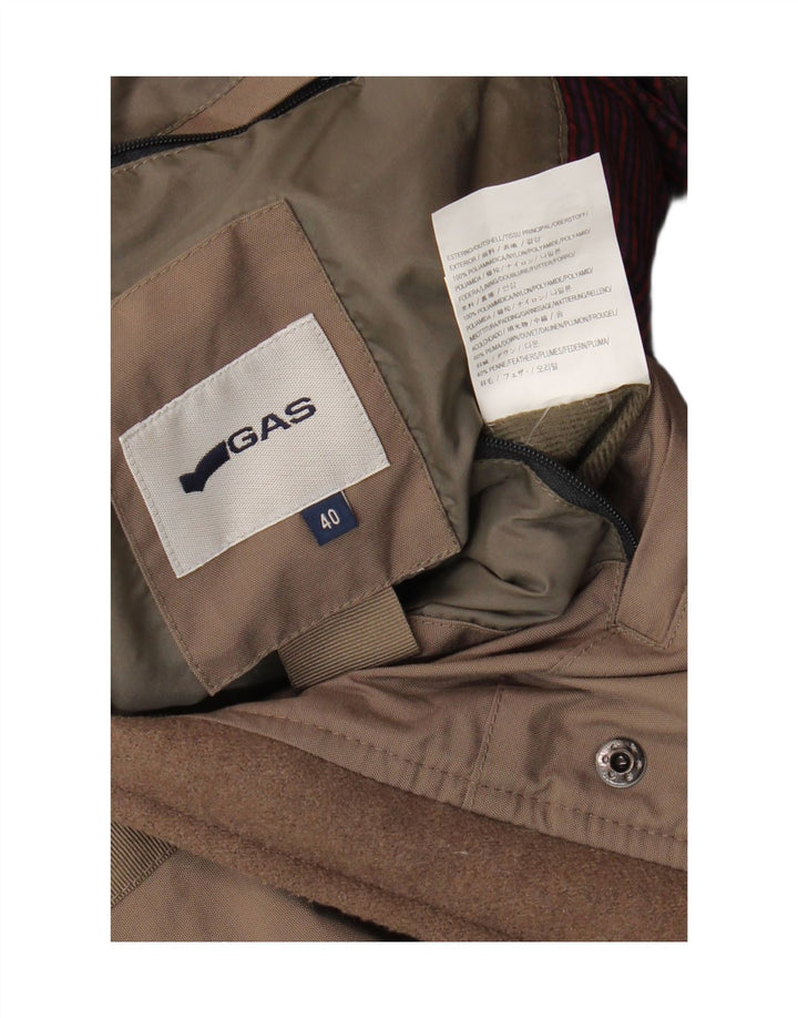 Gas polstret jakke til kvinder EU 40 Medium brun polyamid