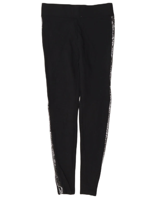 Marks & Spencer Womens Leggings UK 10 Small Black Viscose