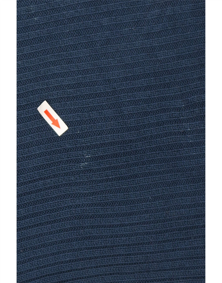 CALVIN KLEIN JEANS Herre grafisk rund hals sweater stor blå