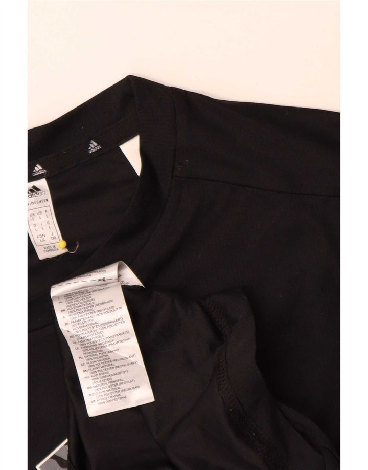 Adidas Herre Aeroready Grafisk T-Shirt Top Stor Sort Polyester