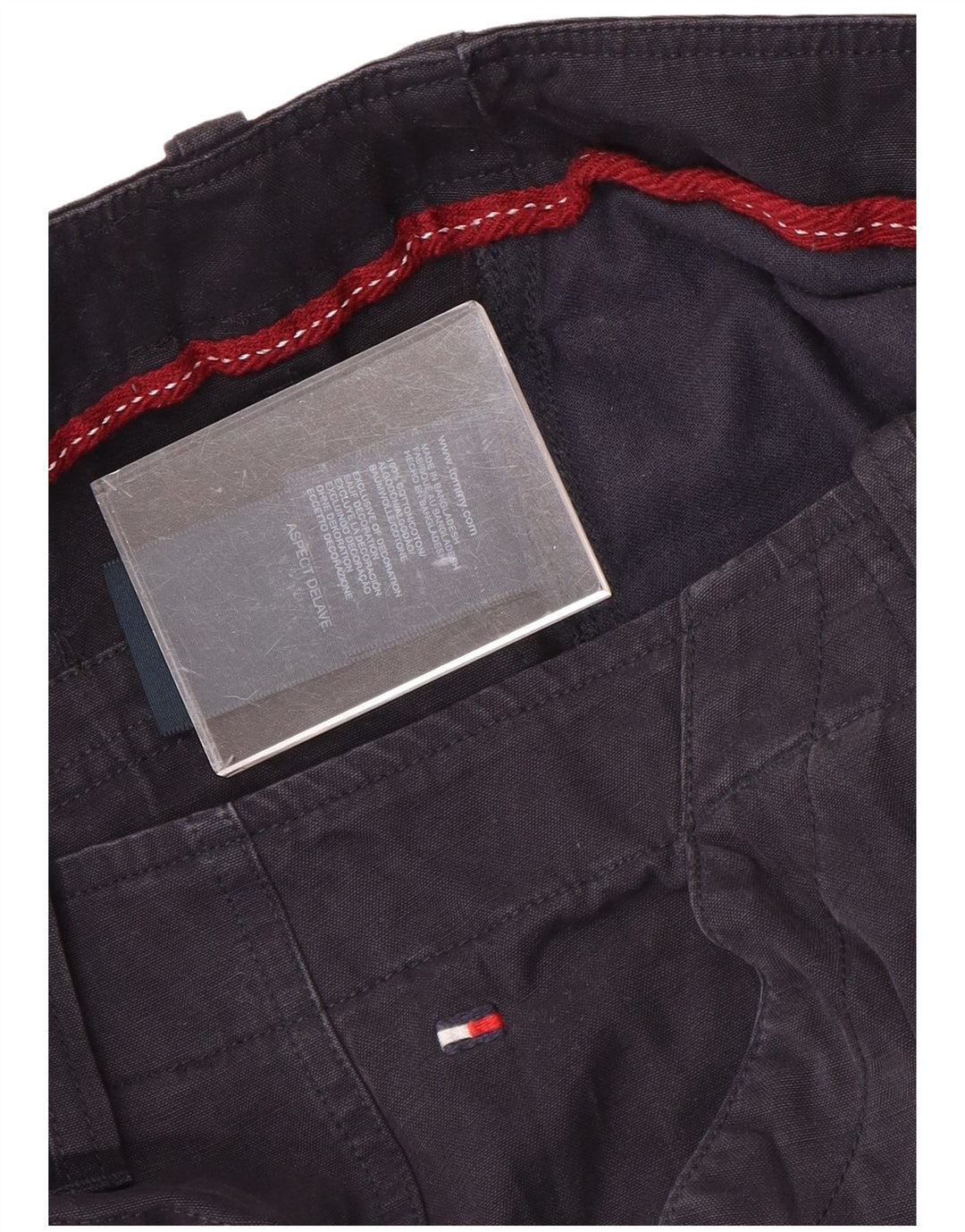 TOMMY HILFIGER Herre Cargo Shorts W32 Mellem marineblå bomuld