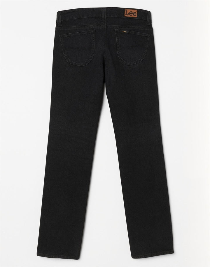 Lee lige jeans til kvinder W30 L32 sort bomuld