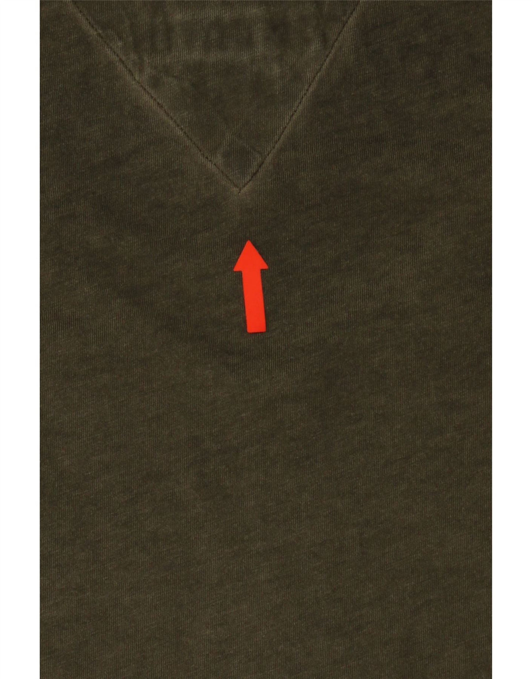 TOMMY HILFIGER Mens Garment Dyed T-Shirt Top Large Khaki Vintage Tommy Hilfiger and Second-Hand Tommy Hilfiger from Messina Hembry 